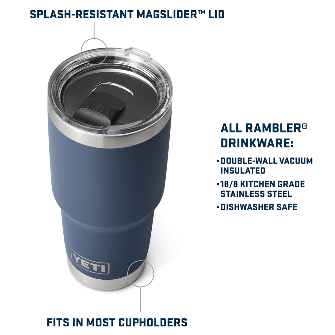 RAMBLER 30OZ TUMBLER MS ULTRAVIOLET