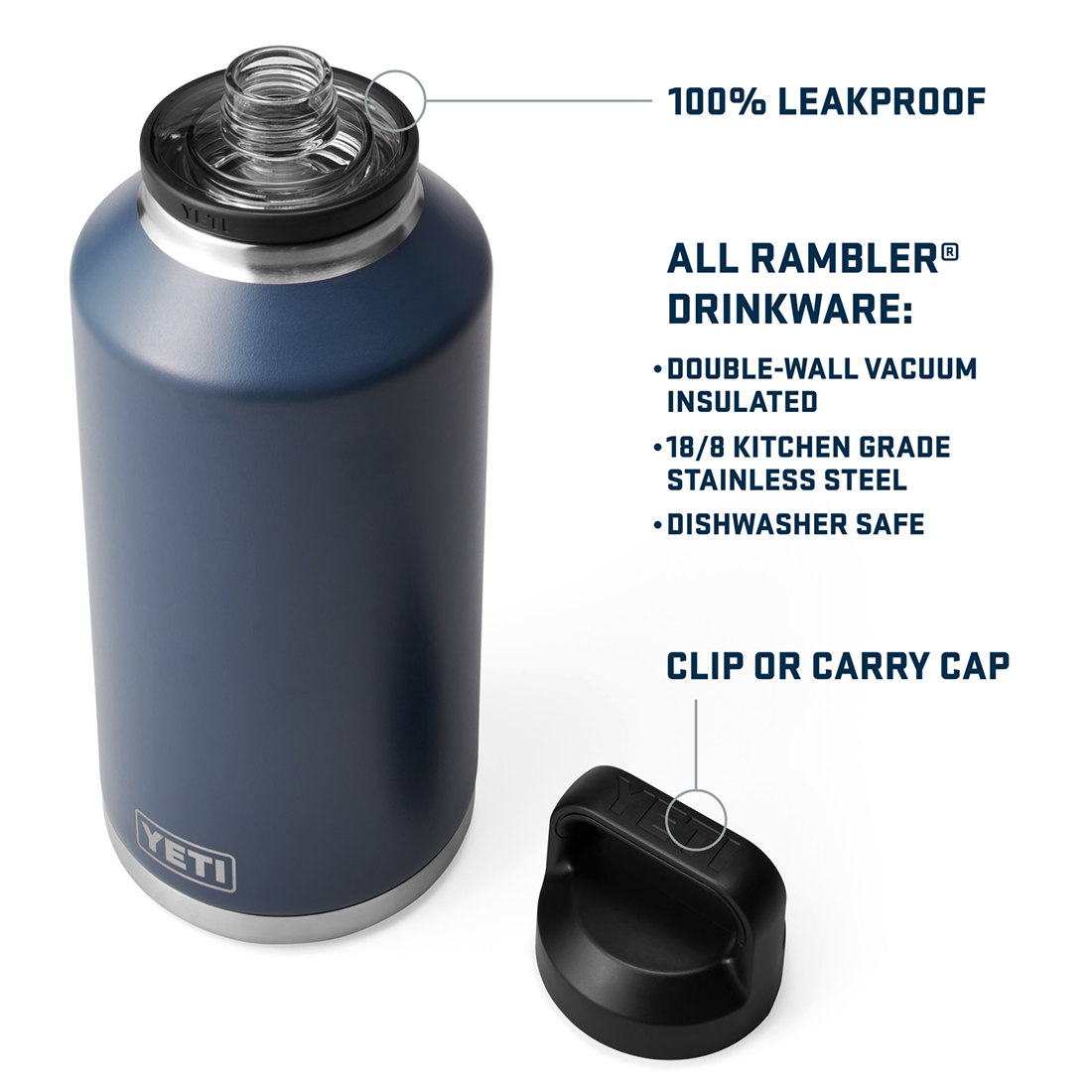 RAMBLER 64OZ BOTTLE CHUG WETLANDS CAMO