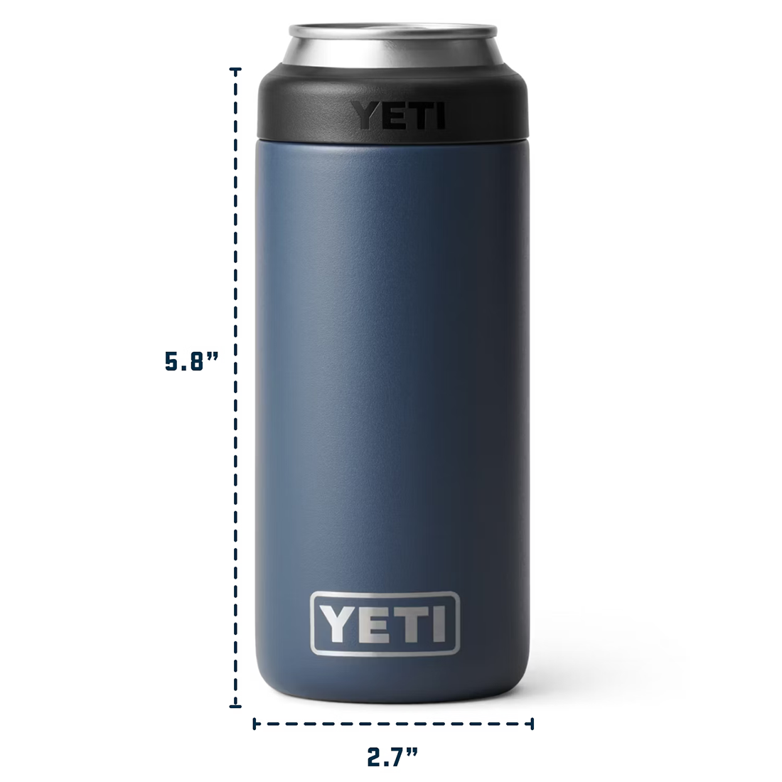 RAMBLER COLSTER SLIM CAN INSULATOR BLACK