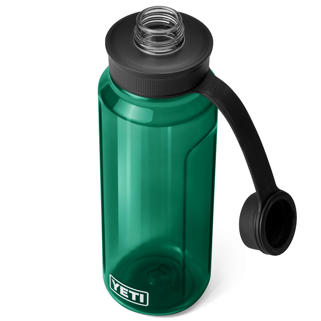 YONDER 1L TETHER BOTTLE BLACK FOREST GREEN