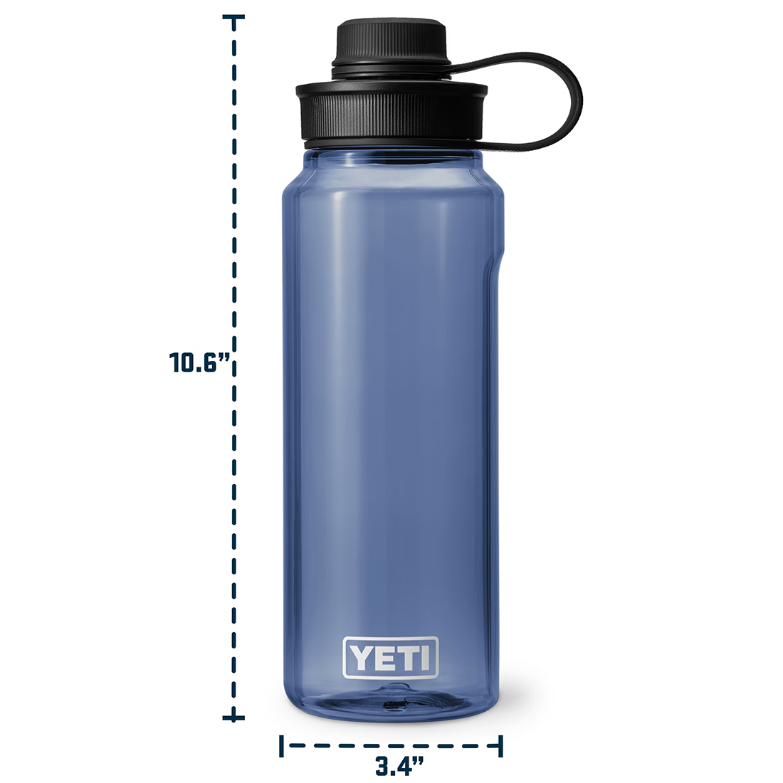 YONDER 1L TETHER BOTTLE BLACK FOREST GREEN