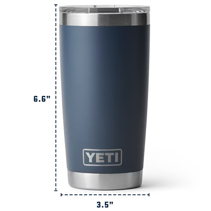 RAMBLER 20OZ TUMBLER MS PEACH