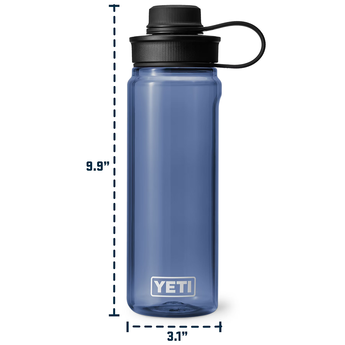 YONDER .75L TETHER BOTTLE BLACK FOREST GREEN