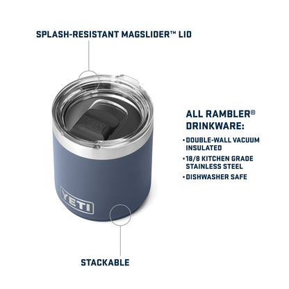 RAMBLER 10OZ LOWBALL 2.0 MS WETLANDS CAMO