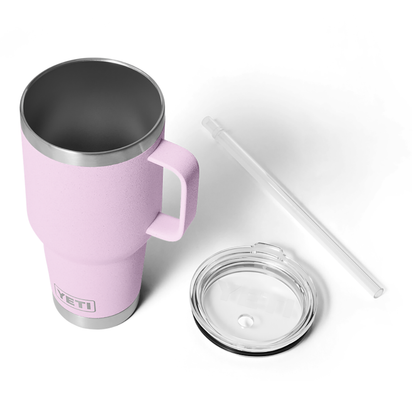 RAMBLER 35OZ STRAW MUG CHERRY BLOSSOM