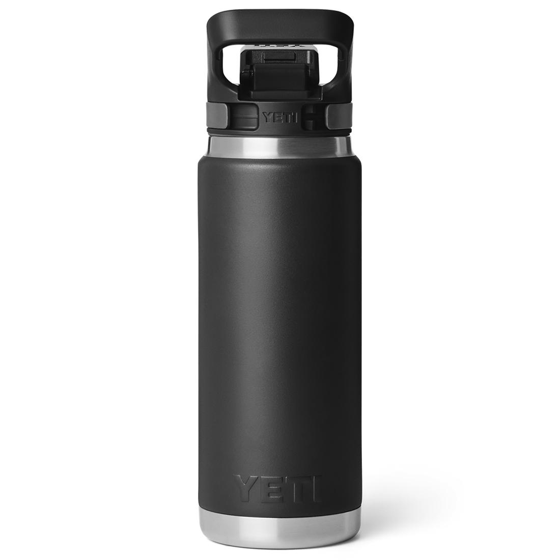 RAMBLER 26OZ BOTTLE FLIP CHUG BLACK