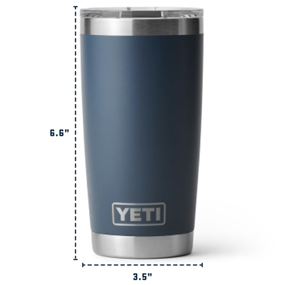 RAMBLER 20OZ TUMBLER MS RIDGELINE