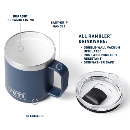 RAMBLER 10OZ CL MUG MS NAVY