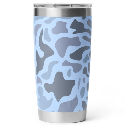 RAMBLER 20OZ TUMBLER MS BLUE CAMO