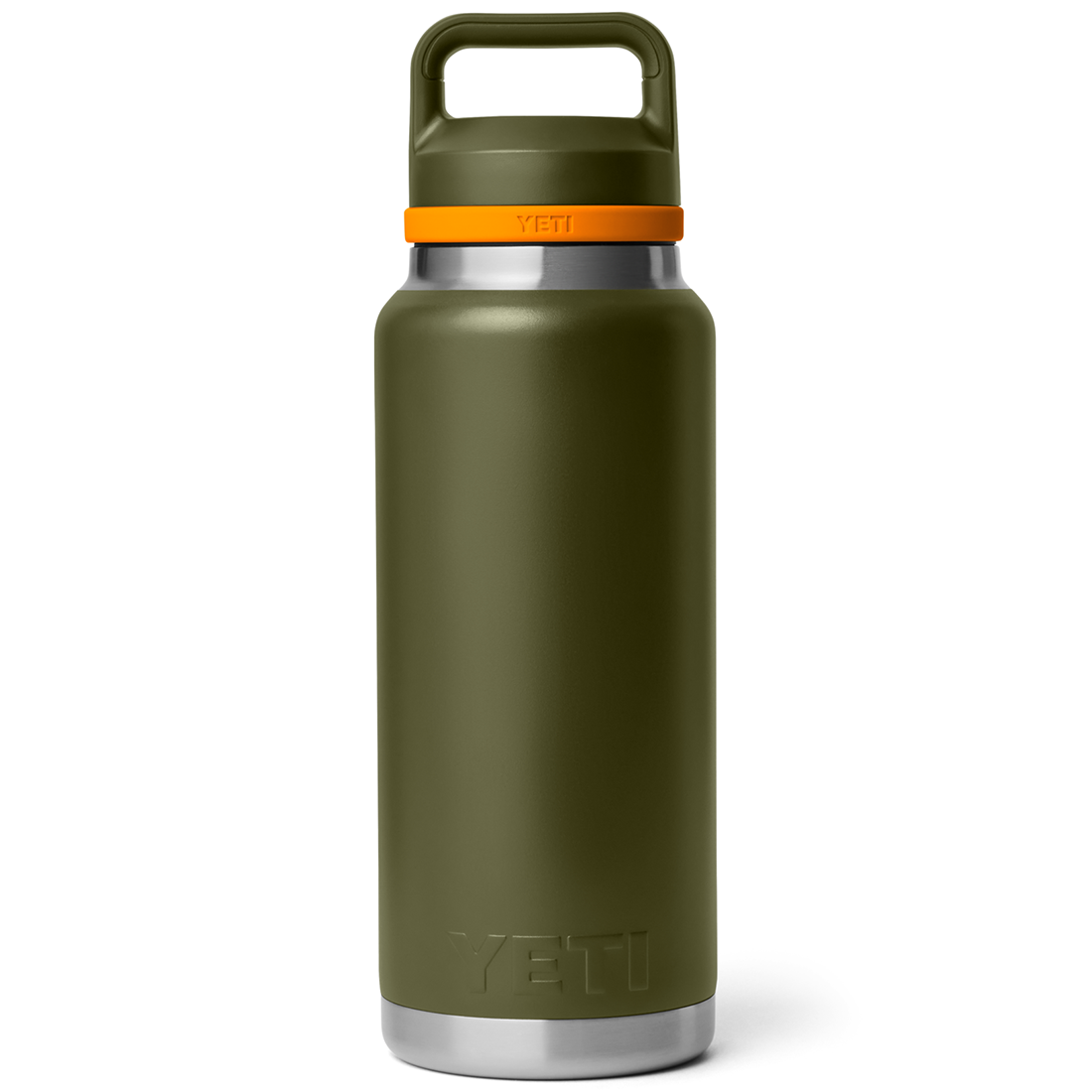 RAMBLER 36OZ BOTTLE C CHUG OLIVE/KING CRAB ORANGE