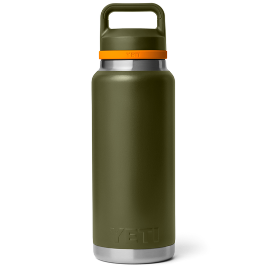 RAMBLER 36OZ BOTTLE C CHUG OLIVE/KING CRAB ORANGE