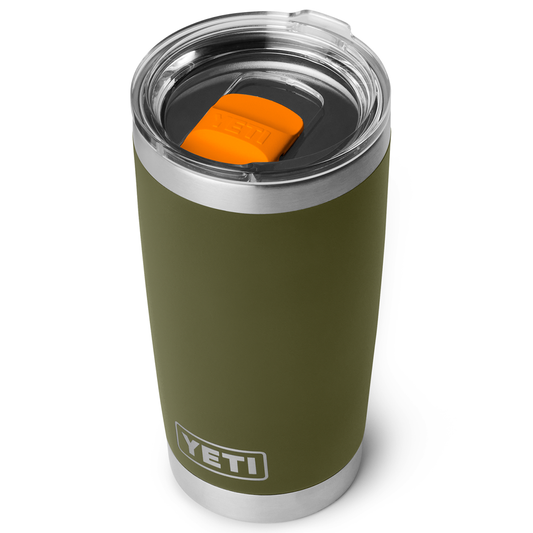 RAMBLER 20OZ TUMBLER MS OLIVE/KING CRAB ORANGE