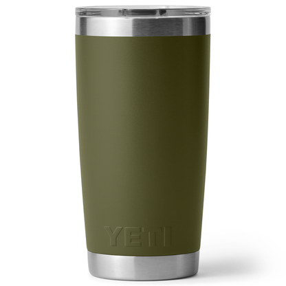 RAMBLER 20OZ TUMBLER MS OLIVE/KING CRAB ORANGE