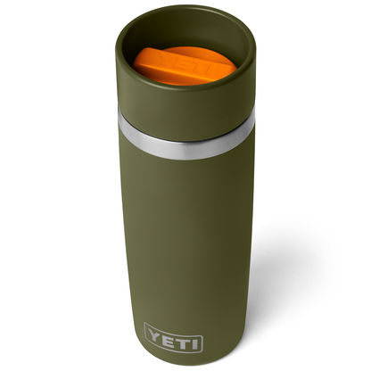 RAMBLER 16OZ TRAVEL BOTTLE OLIVE/KING CRAB ORANGE