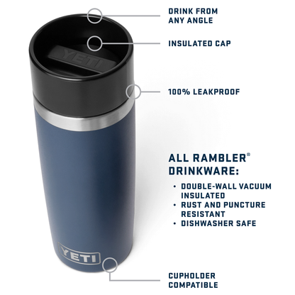 RAMBLER 16OZ TRAVEL BOTTLE OLIVE/KING CRAB ORANGE