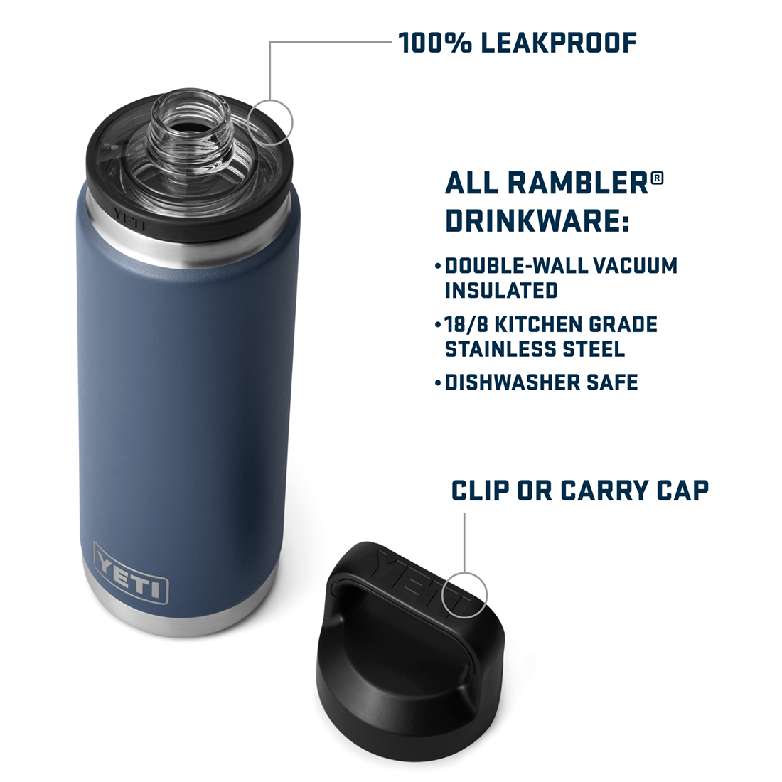 RAMBLER 26OZ BOTTLE CHUG RIDGELINE