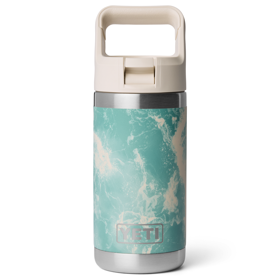 RAMBLER JR 12OZ KIDS BOTTLE SEAFOAM PATTERN
