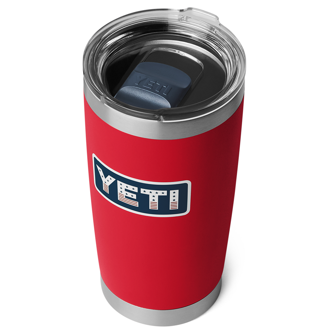 RAMBLER 20OZ TUMBLER MS RED/BADGE