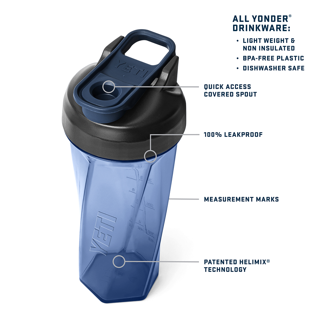 YONDER 27OZ SHAKER BOTTLE OLIVE