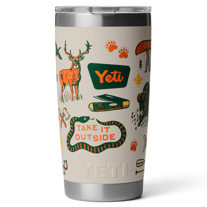 RAMBLER 20OZ TUMBLER MS SUMMER CAMP