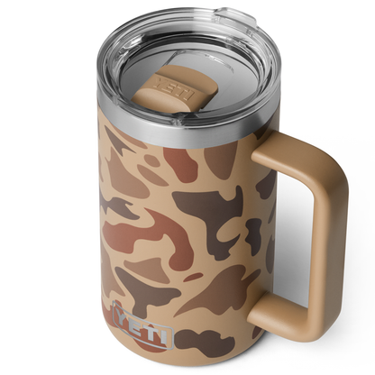 RAMBLER 24OZ CL MUG 2.0 MS WETLANDS CAMO