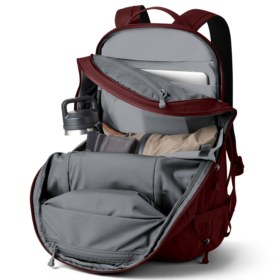 CROSSROADS BACKPACK 27L WV RED/DK GREY