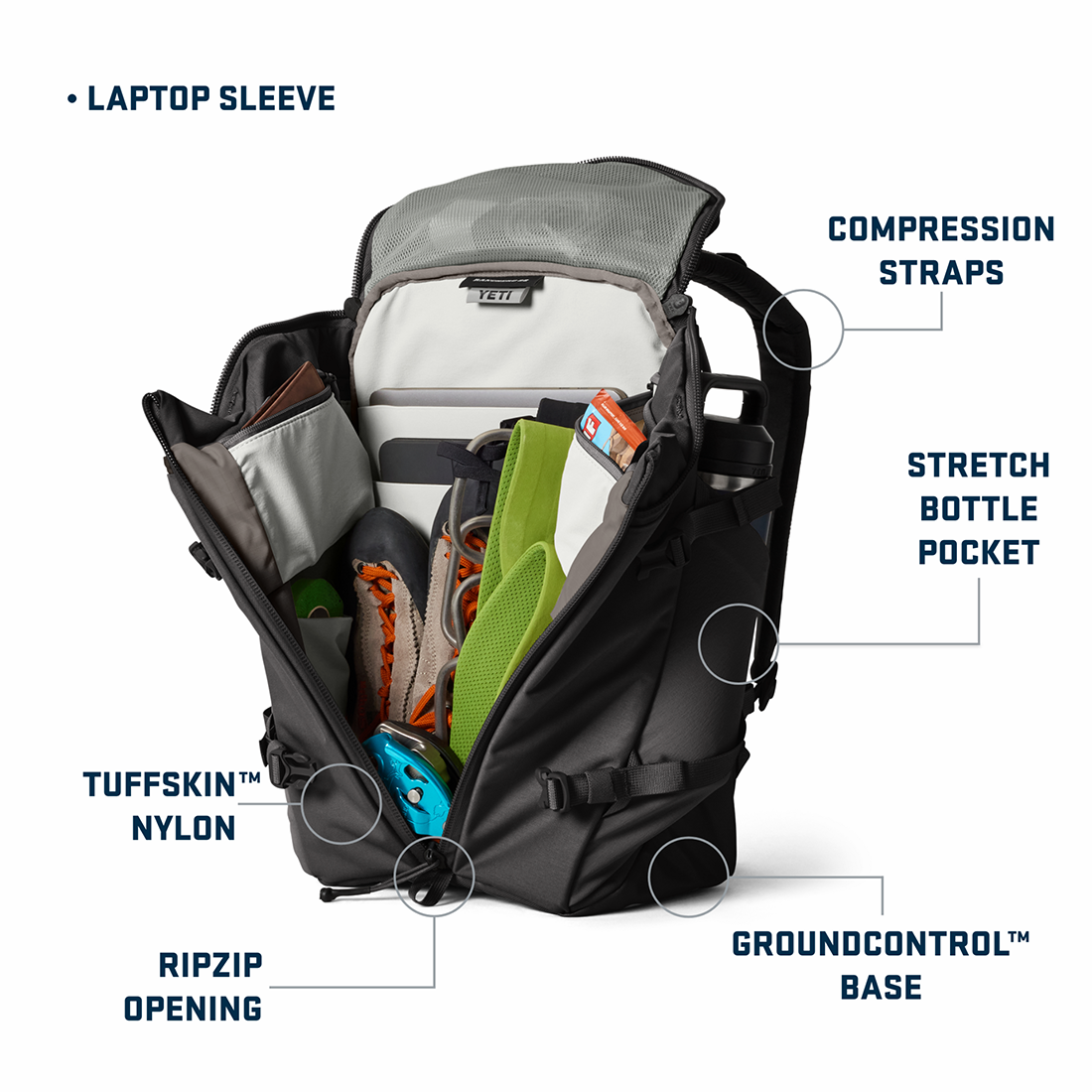 RANCHERO 22L BACKPACK BLACK