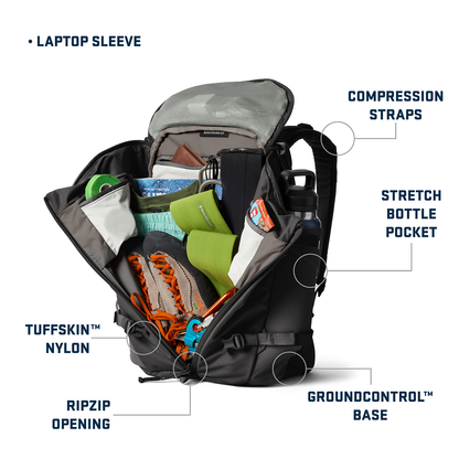 RANCHERO 27L BACKPACK BLACK