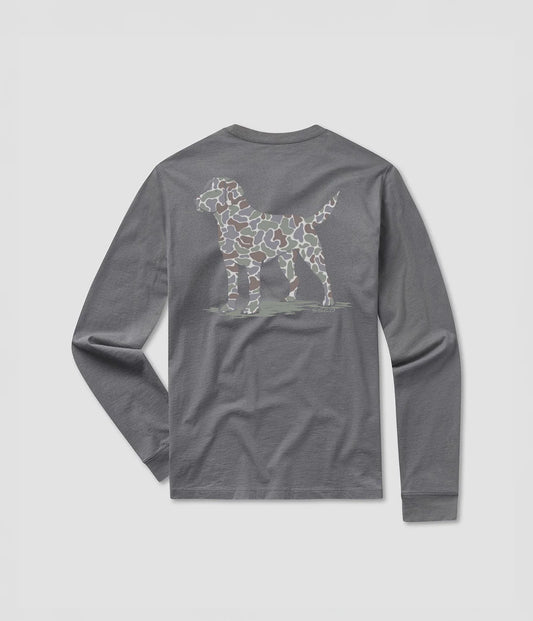 YOUTH CAMO COMPANION LONG SLEEVE TEE