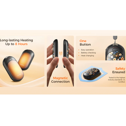 UT3 Rechargeable Handwarmer Black/White