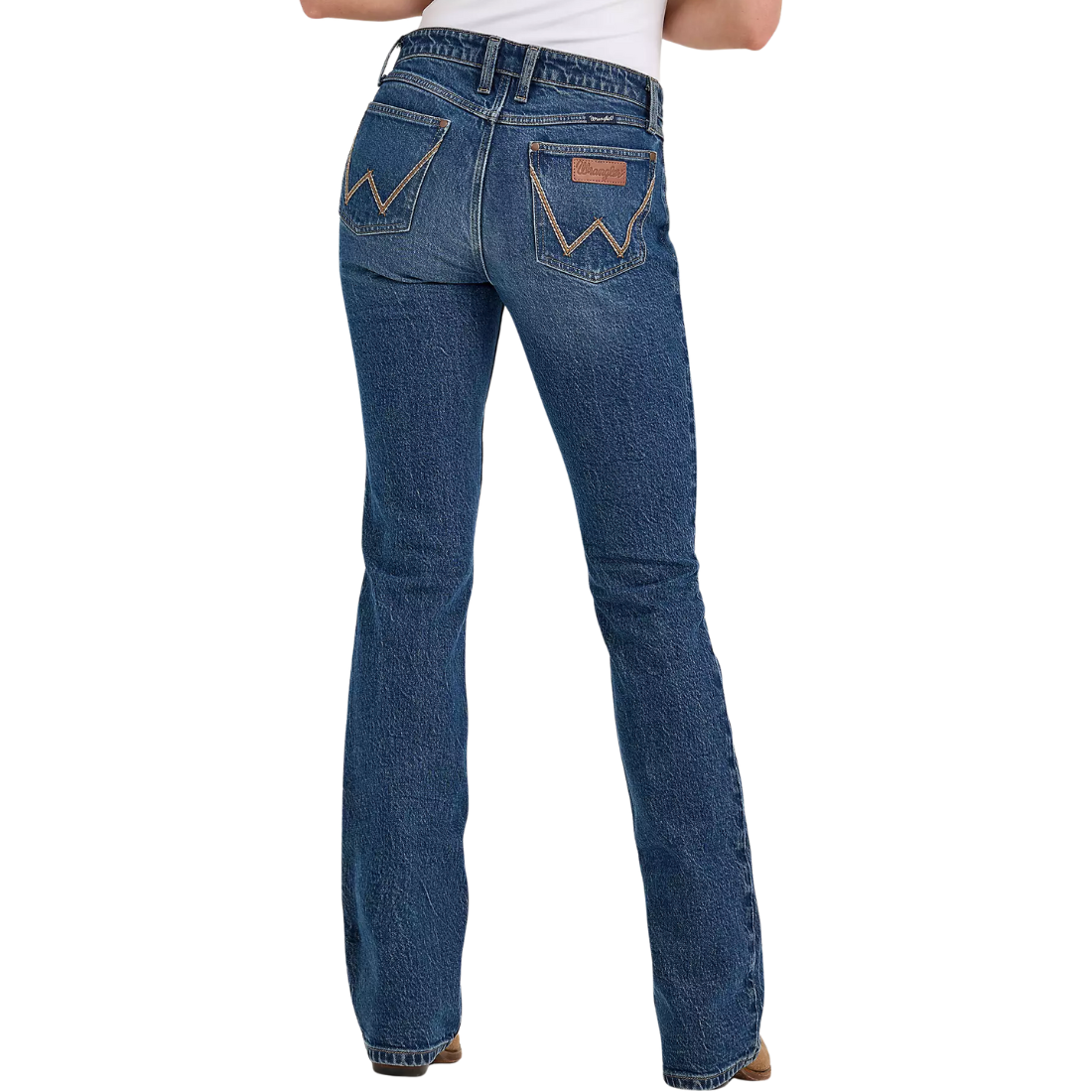 WOMENS RETRO MAE BOOTCUT JEAN MIDRISE