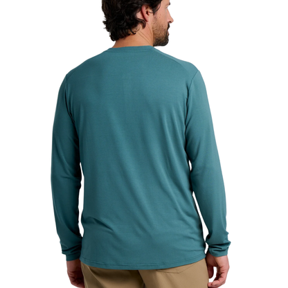 Mens Bamboo Flex Long Sleeve Henley