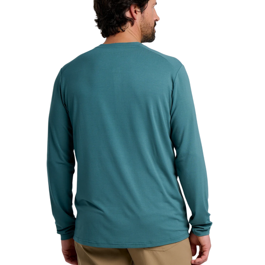 Mens Bamboo Flex Long Sleeve Henley