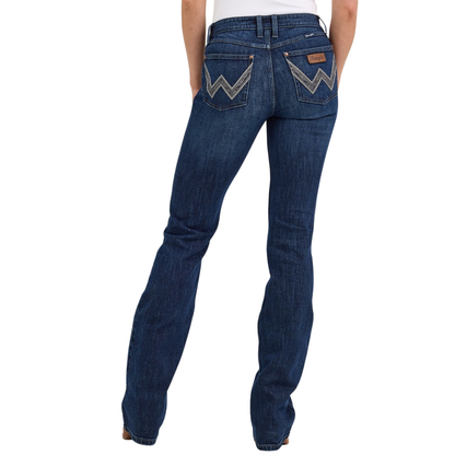 WOMENS RETRO MAE BOOTCUT JEAN MIDRISE