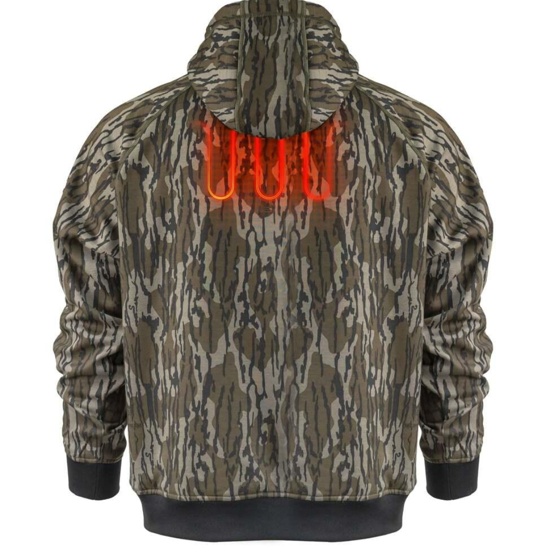 Mens BLX Mossy Oak Heated Pullover Hoodie