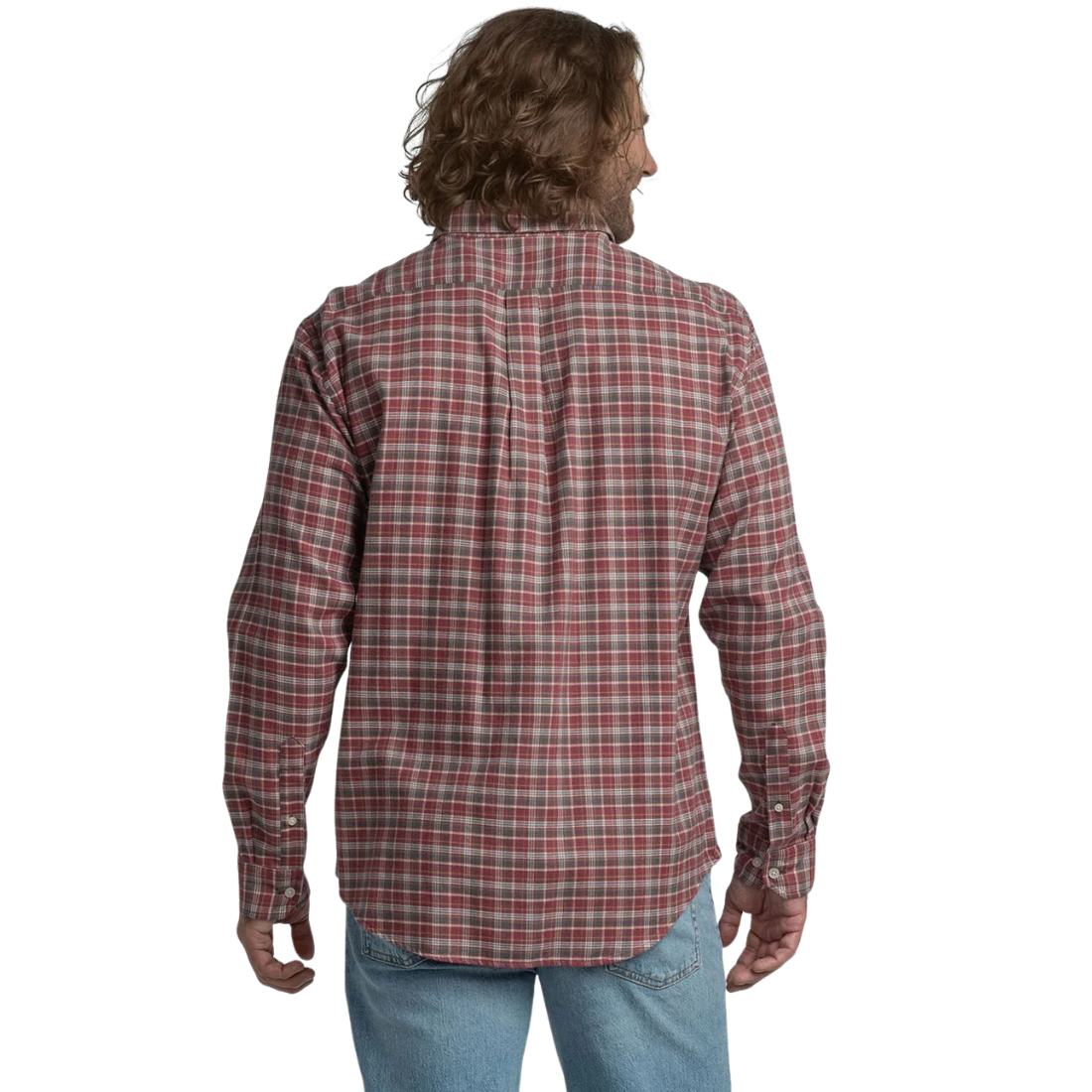 MENS ALSTON WASHED LONG SLEEVE FLANNEL