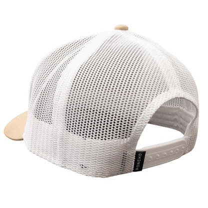 Tan Poncho Badge Trucker Hat