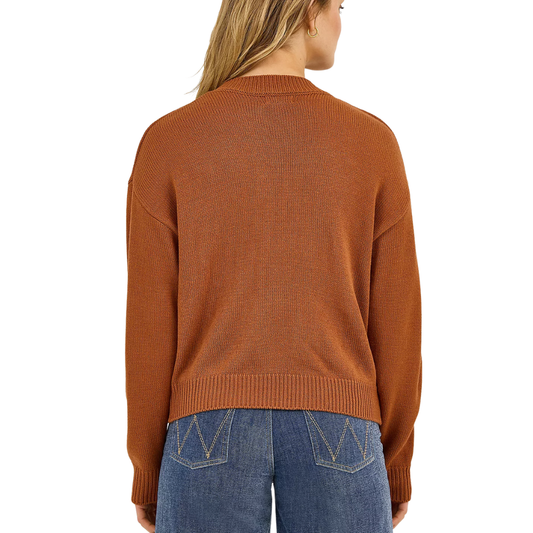 Womens Wrangler Retro Americana Crew Sweater