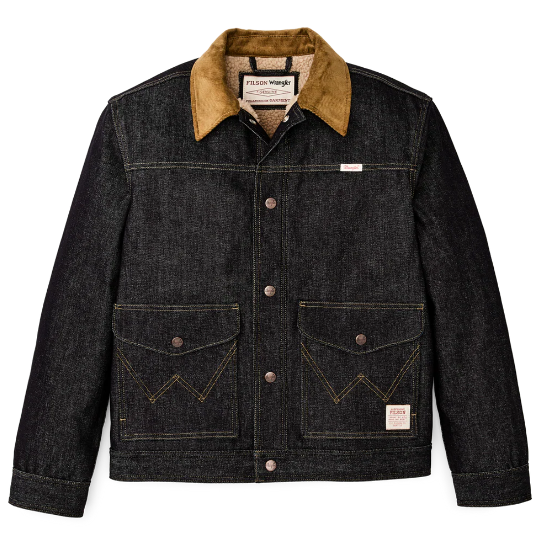 Mens Filson x Wrangler Denim Work Jacket