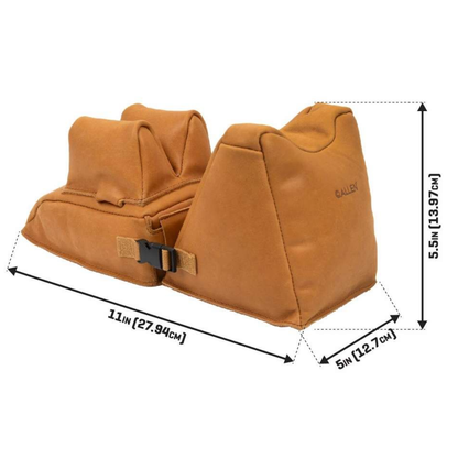 LONGMONT FILLED LTHR F/R SHOOTING REST