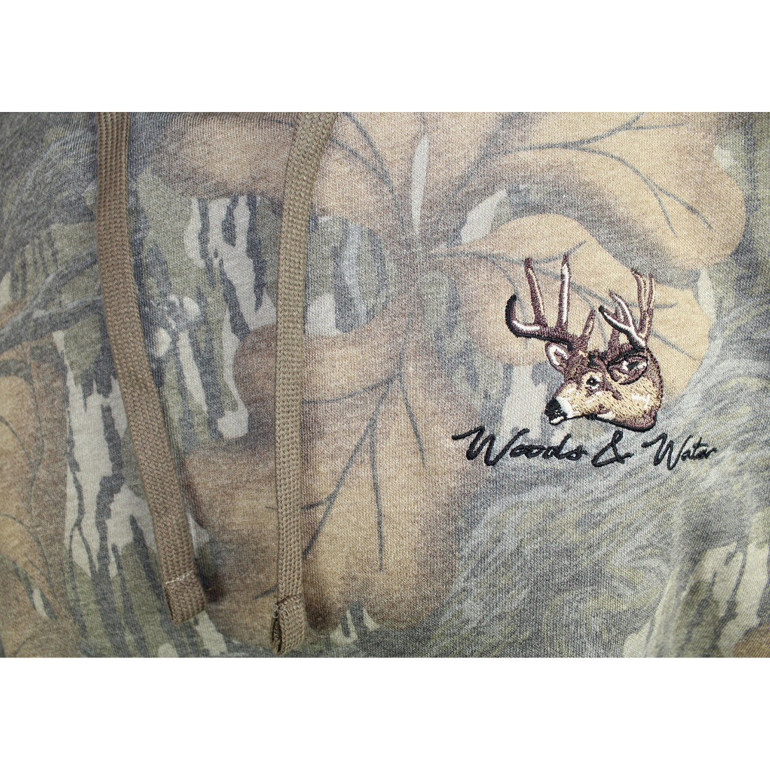 MO WASH OUT WW DEER EMB HOODY