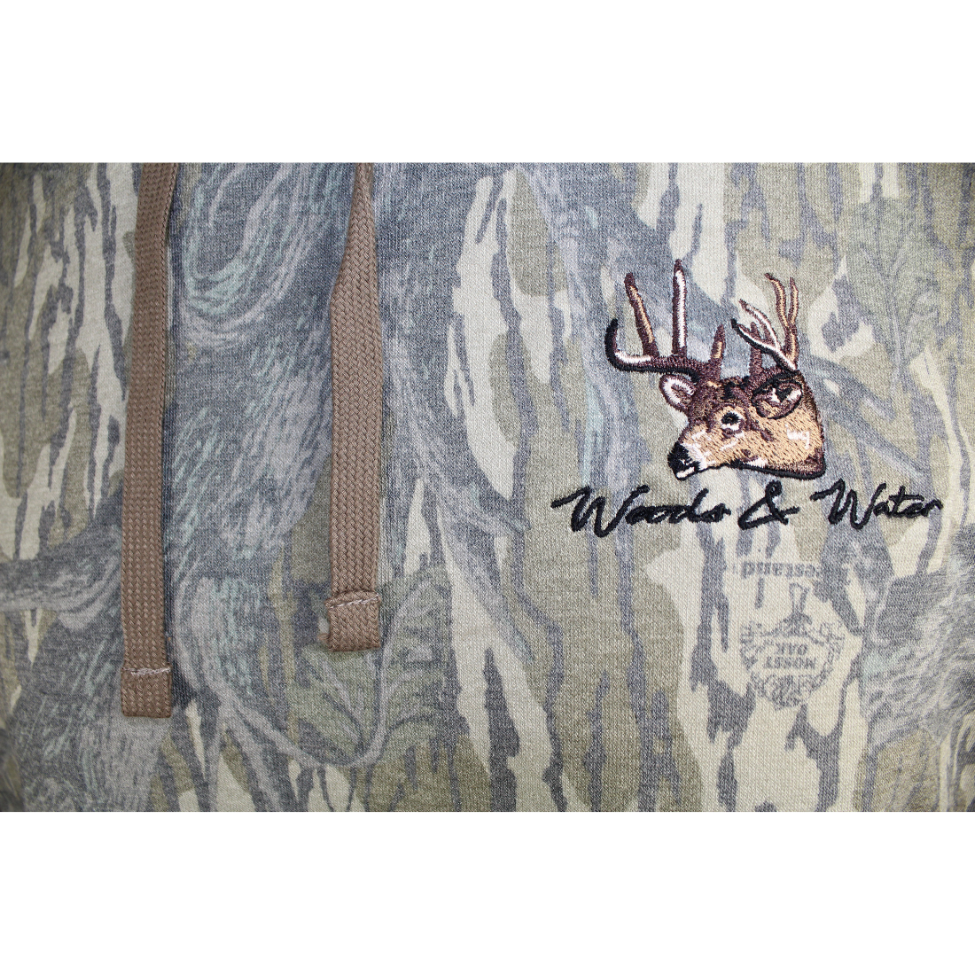 MO WASH OUT WW DEER EMB HOODY