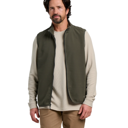 MENS GRIDLOCK FLEECE VEST