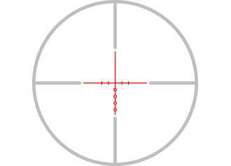 VUDU X 16X24 RIFLE SCOPE BD1 RETICLE