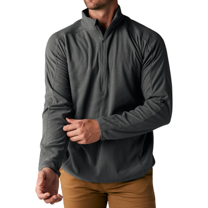 Mens Waffle Fleece 1/4 Zip