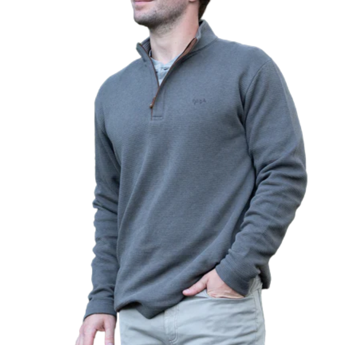 Double Face Thermal Quarter Zip