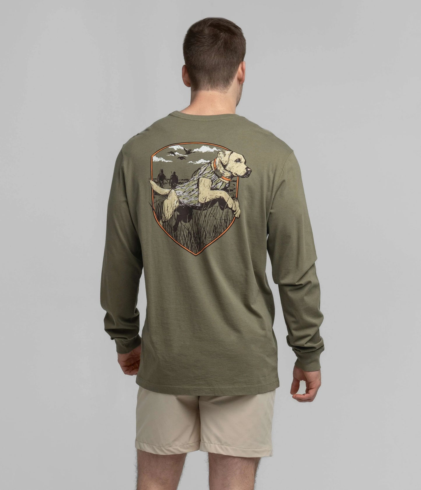 MENS BAYOU RETRIEVER LONG SLEEVE TEE