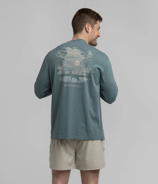 MENS HUNTERS HAVEN LONG SLEEVE TEE