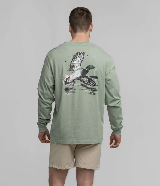 MENS WINGED PURSUIT LONG SLEEVE TEE
