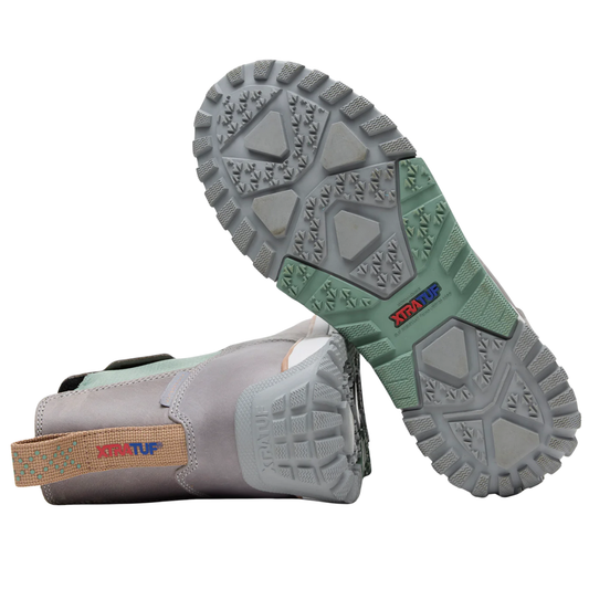 Womens Leather Ankle Deck Boot